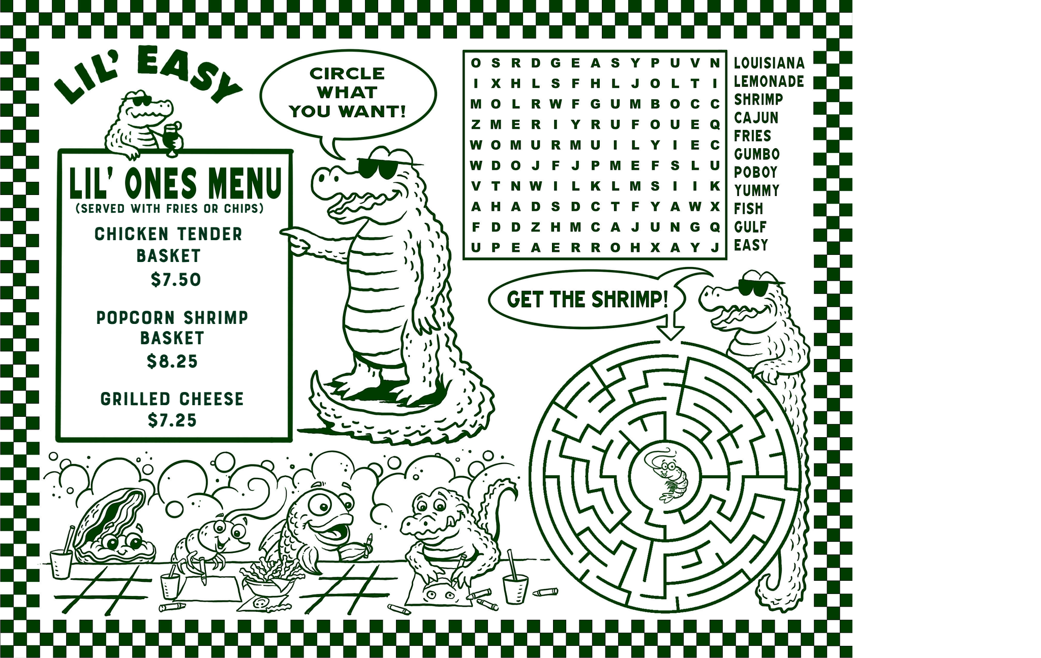Lil Easy Menu Page 3