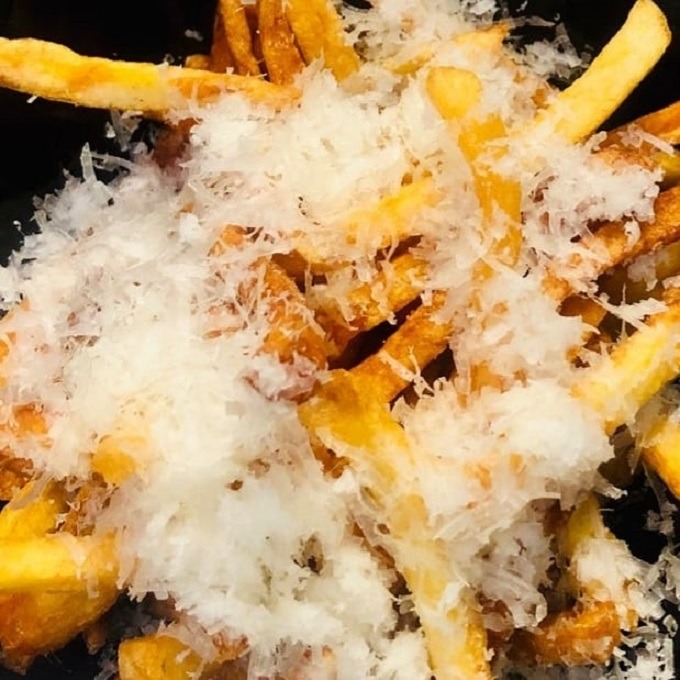 French Fries with Pecorino & Truffle Oil